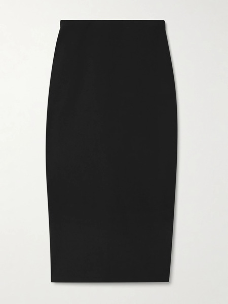  Max Mara Max Mara - Brandy Jersey Midi Skirt - Black 