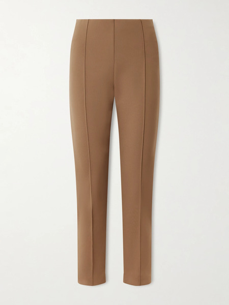  Max Mara Max Mara - Pergola Jersey Tapered Pants - Brown 