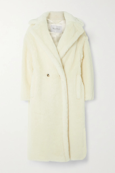  Max Mara Max Mara - Tedgirl Double-breasted Alpaca, Wool And Silk-blend Coat - Ivory 