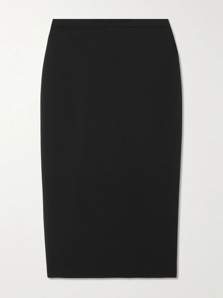  Max Mara Max Mara - Wool-blend Midi Skirt - Black 
