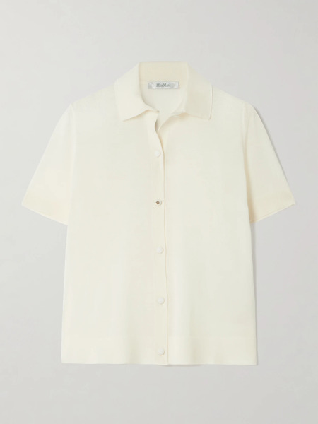  Max Mara Max Mara - Wool Shirt - White 