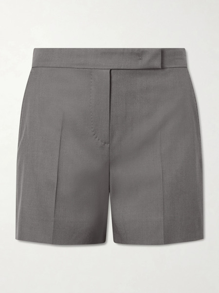  Max Mara Max Mara - Wool-twill Shorts - Gray 