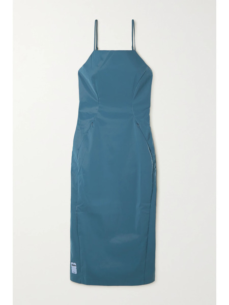  Mcq Alexander Mcqueen Mcq Alexander Mcqueen - Vinyl Midi Dress - Blue 