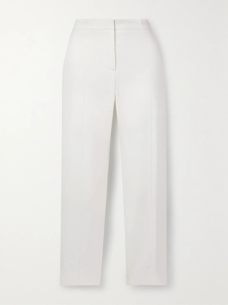  Mcqueen Mcqueen - Crepe Straight-leg Pants - Ivory 