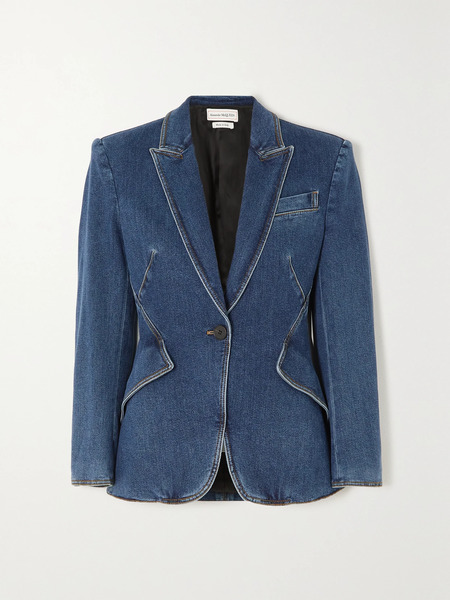  Mcqueen Mcqueen - Denim Blazer - Blue 