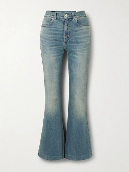  Mcqueen Mcqueen - High-rise Boot-cut Jeans - Blue 