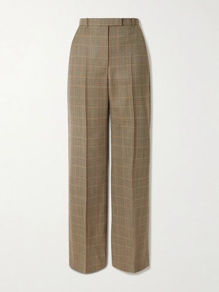  Mcqueen Mcqueen - Prince Of Wales Checked Wool Straight-leg Pants - Multi 