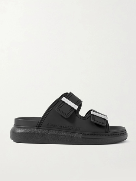  Mcqueen Mcqueen - Rubber Hybrid Sandals - Black 