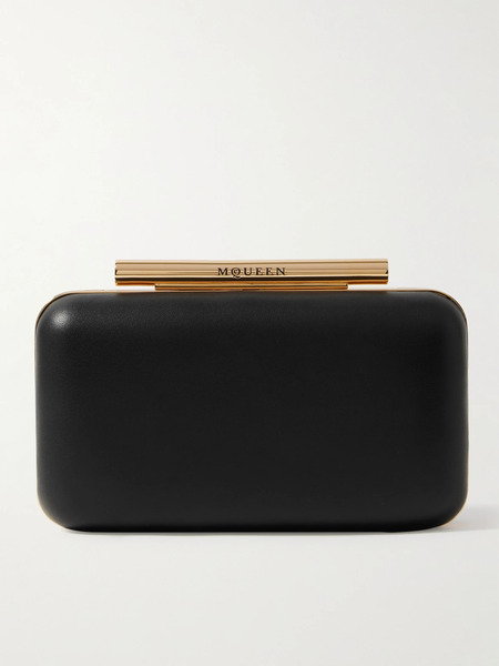  Mcqueen Mcqueen - T-bar Leather Clutch - Black 