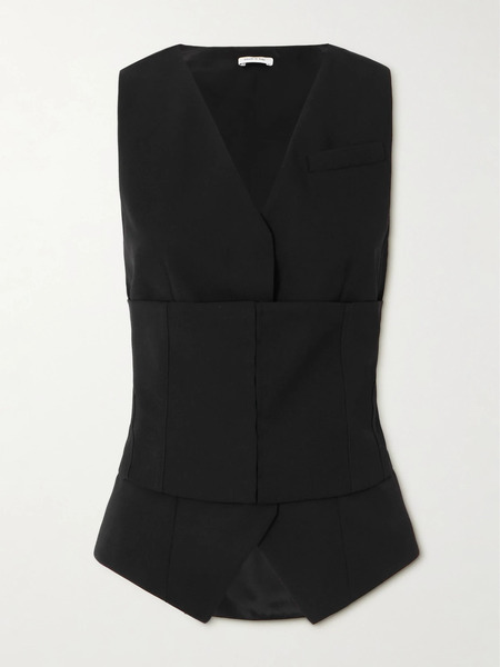  Mcqueen Mcqueen - Wool-twill Vest - Black 