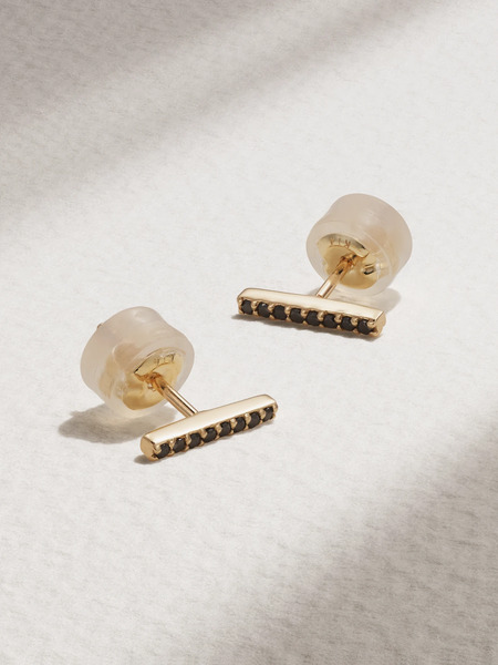  Melissa Joy Manning Melissa Joy Manning - 14-karat Recycled Gold Diamond Earrings - One Size 