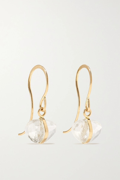  Melissa Joy Manning Melissa Joy Manning - 14-karat Recycled Gold Moonstone Earrings - One Size 