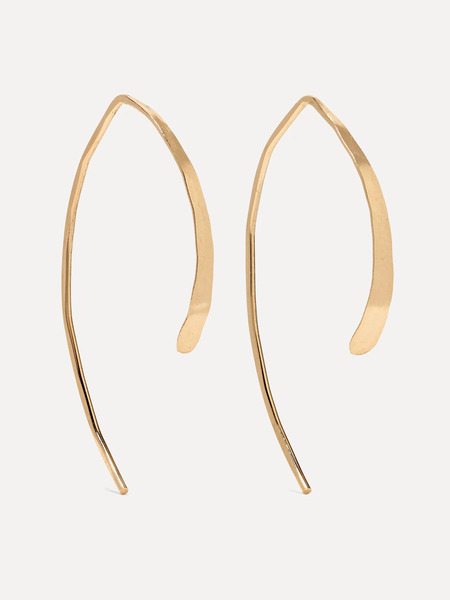  Melissa Joy Manning Melissa Joy Manning - Wishbone 14-karat Gold Earrings - One Size 