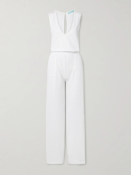  Melissa Odabash Melissa Odabash - Gracie Crocheted Jumpsuit - White 