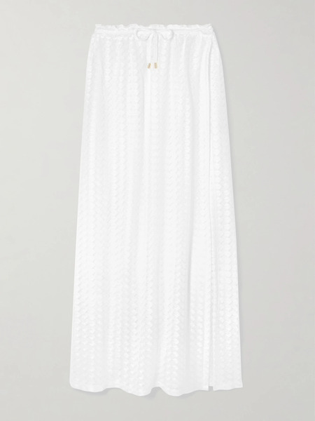  Melissa Odabash Melissa Odabash - Mendi Open-knit Maxi Skirt - White 