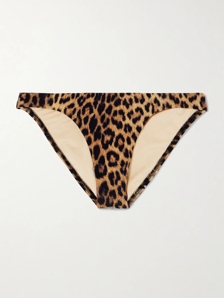  Melissa Odabash Melissa Odabash - Prague Leopard-print Bikini Briefs - Brown 