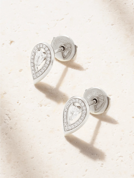  Messika Messika - Fiery 18-karat White Gold Diamond Earrings - One Size 