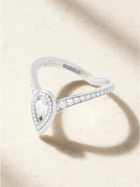  Messika Messika - Fiery 18-karat White Gold Diamond Ring - 52 