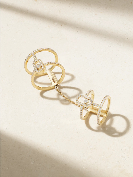  Messika Messika - Move Uno Double 18-karat Gold Diamond Ring - 50 