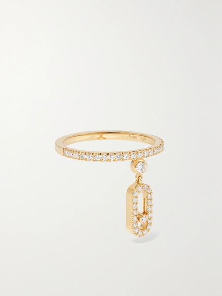  Messika Messika - Move Uno Tassel 18-karat Gold Diamond Ring - 54 