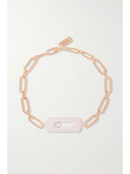  Messika Messika - My Move 18-karat Rose Gold Diamond Bracelet - One Size 