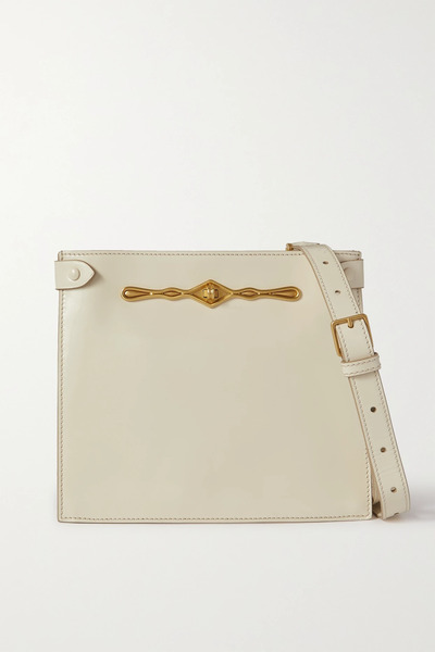  Métier Métier - + Fernando Jorge Stowaway Embellished Glossed-leather Shoulder Bag - White 