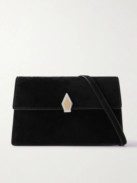  Métier Métier - Parallel 22 Small Suede Shoulder Bag - Black 