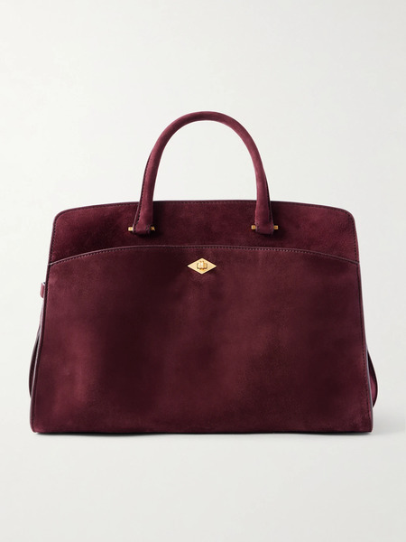  Métier Métier - Private Eye Medium Suede Tote - Dark Purple 