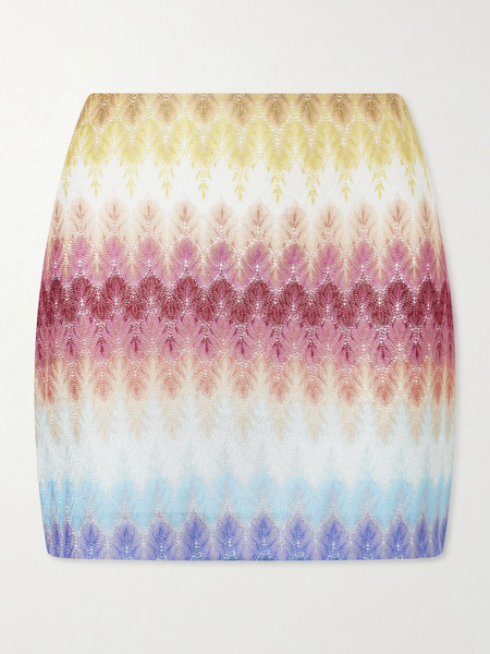  Missoni Missoni - Crochet-knit Mini Skirt - Red 