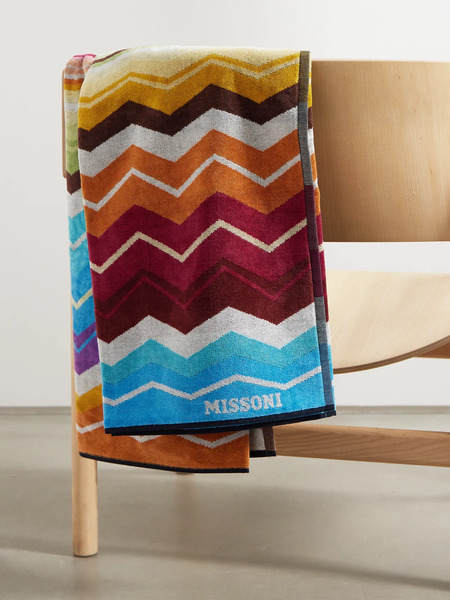  Missoni Home Missoni Home - Hugo Striped Cotton-terry Towel - Multi 