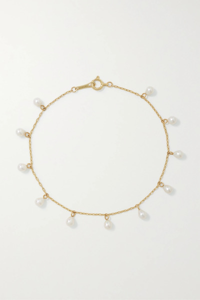  Mizuki Mizuki - 14-karat Gold Pearl Bracelet - One Size 