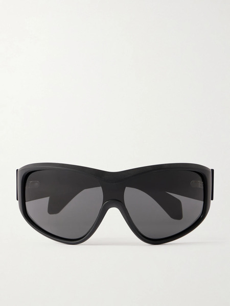  Moncler Eyewear Moncler Eyewear - Thyra Oval-frame Ski Sunglasses - Black 