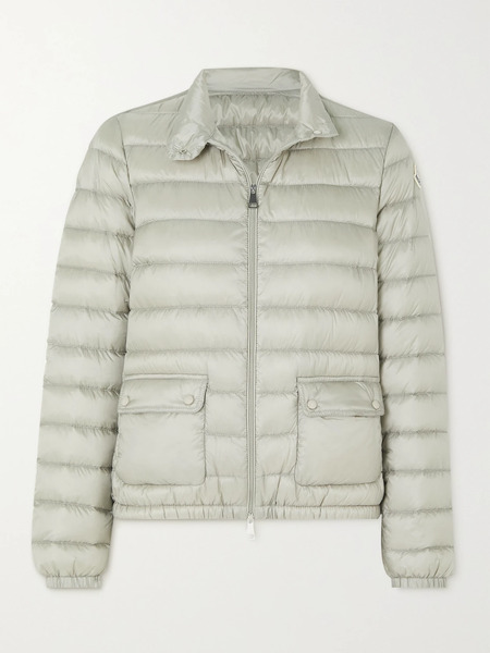  Moncler Moncler - Lans Quilted Metallic Shell Down Jacket - Silver 