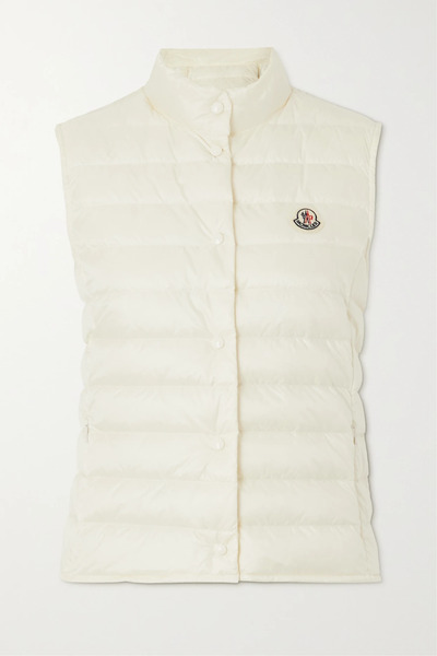  Moncler Moncler - Liane Quilted Shell Down Vest - White 