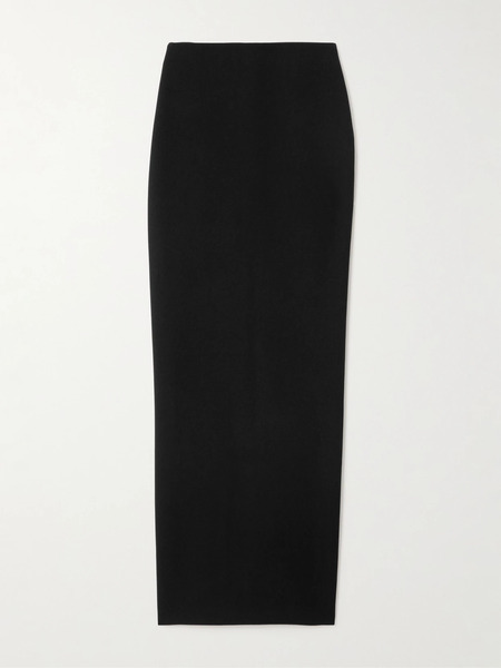  Mônot Mônot - Crepe Maxi Skirt - Black 
