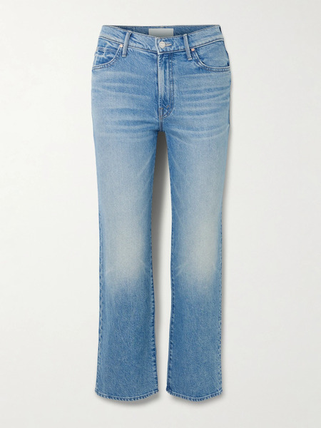  Mother Mother - The Kick It Ankle Mid-rise Bootcut Jeans - Mid Denim 