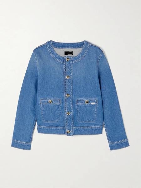  Mother Mother - The Stashed Picky Denim Jacket - Mid Denim 