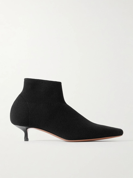  Neous Neous - Idra Stretch-knit Ankle Boots - Black 