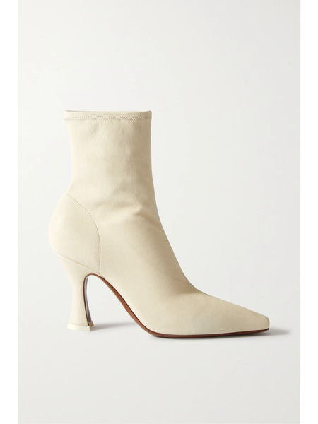  Neous Neous - Ran Stretch-leather Ankle Boots - Cream 