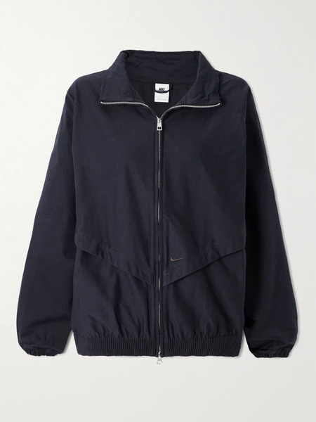  Nike Nike - Windrunner Embroidered Cotton-blend Twill Jacket - Black 