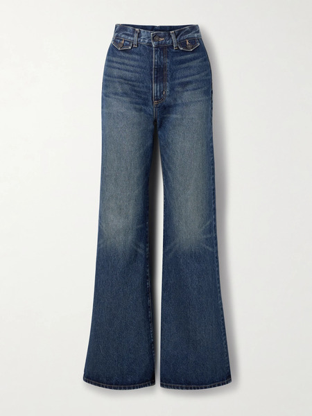  Nili Lotan Nili Lotan - Edira High-rise Flared Jeans - Mid Denim 
