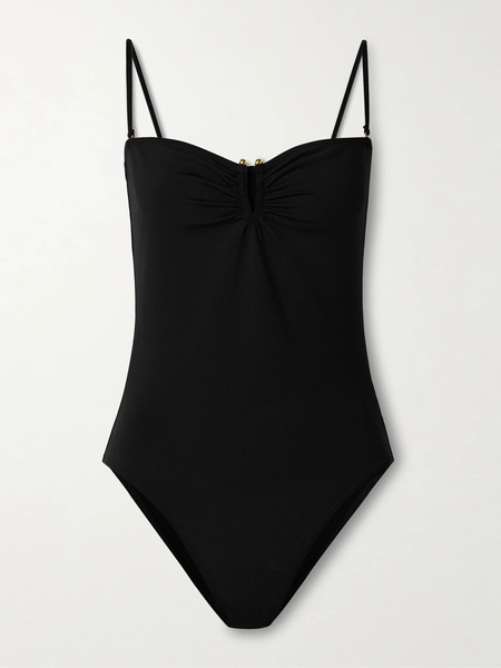  Nili Lotan Nili Lotan - Embellished Swimsuit - Black 