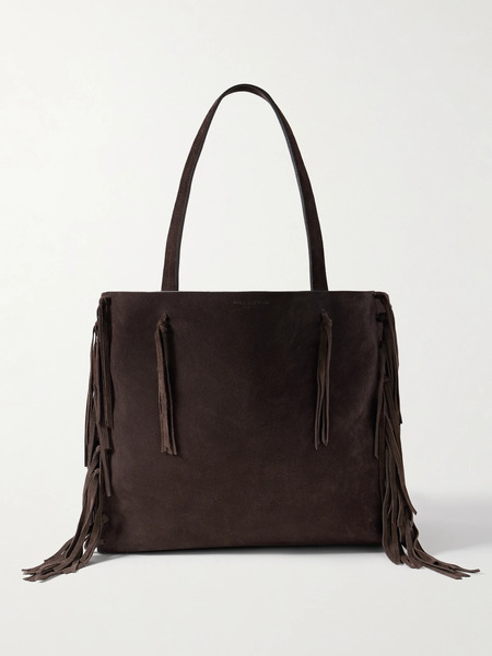  Nili Lotan Nili Lotan - Joni Fringed Suede Tote - Brown 