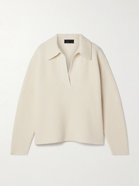 Nili Lotan Nili Lotan - Tova Ribbed Cashmere Sweater - Ivory 