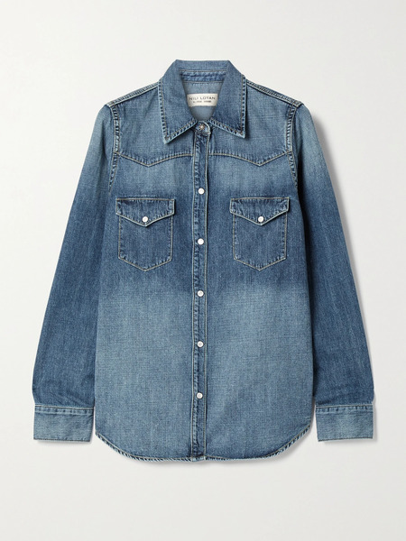  Nili Lotan Nili Lotan - Travis Denim Shirt - Mid Denim 