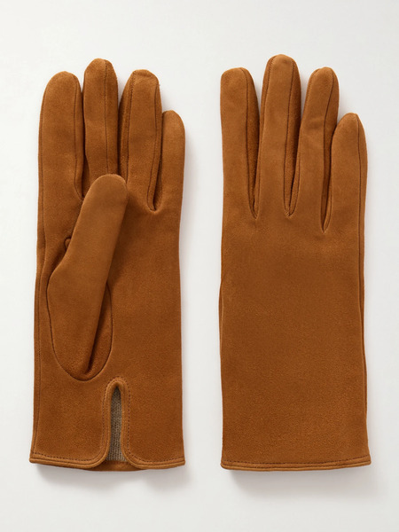 Nour Hammour Nour Hammour - Suede Gloves - Tan 