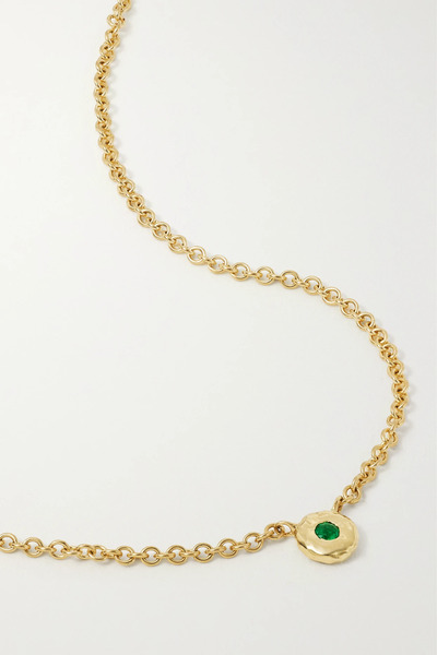  Octavia Elizabeth Octavia Elizabeth - + Net Sustain Nesting Gem 18-karat Recycled Gold Emerald Necklace - Green 