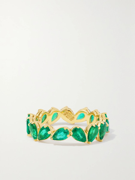  Octavia Elizabeth Octavia Elizabeth - + Net Sustain Nesting Gem 18-karat Recycled Gold Emerald Ring - 7 