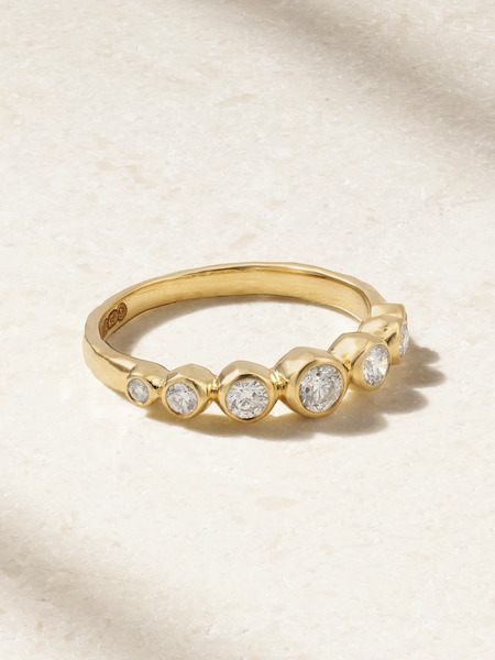  Octavia Elizabeth Octavia Elizabeth - Riviera Demi American 18-karat Gold Diamond Ring - 7 