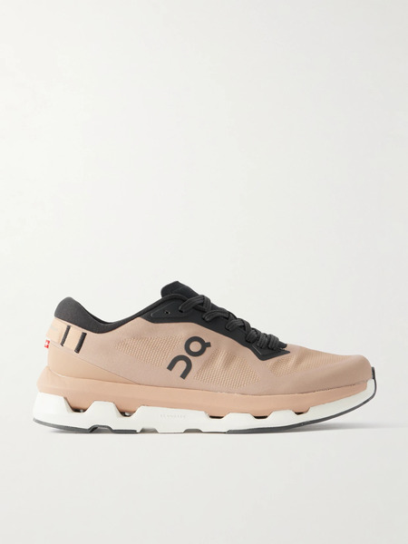  On On - Cloudzone Stretch Recycled-knit Sneakers - Beige 